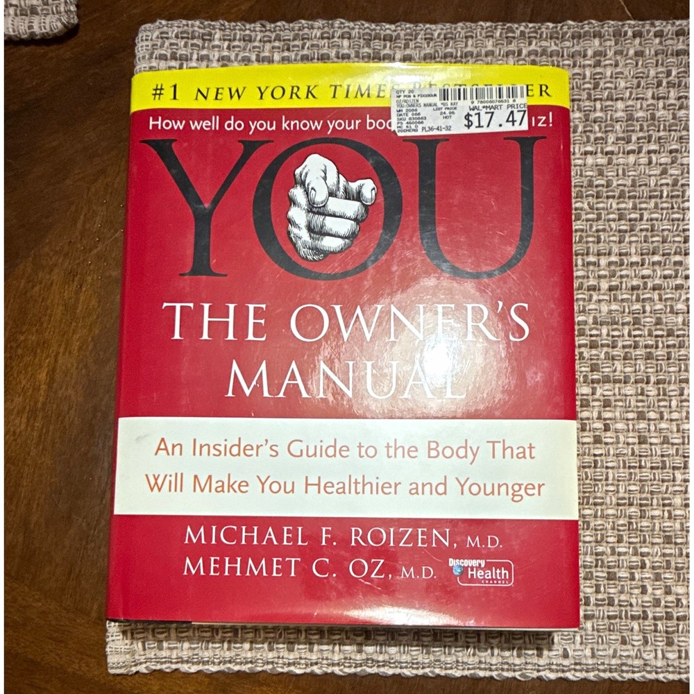 YOU: The Owner's Manual Hardcover by Michael F. Roizen & Mehmet C. Oz English